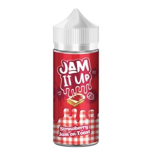 Jam it up strawberry jam on toast 100ml eliquid.