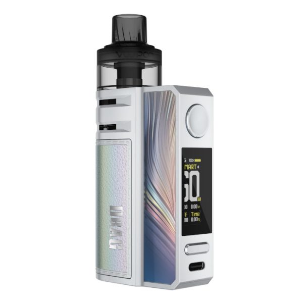 Voopoo Drag E60 Rainbow silver vape kit