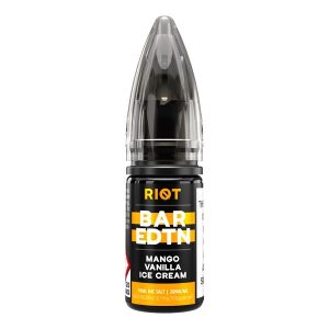Mango and vanilla icecream Riot Bar Salts 10ml 10mg and 20mg