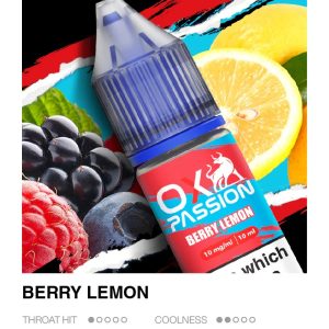 Ox Passion Berry Lemon 10ml nic salts