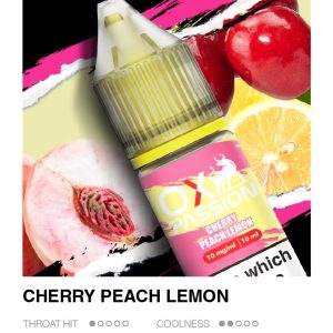cherry peach lemon ox passion nic salts