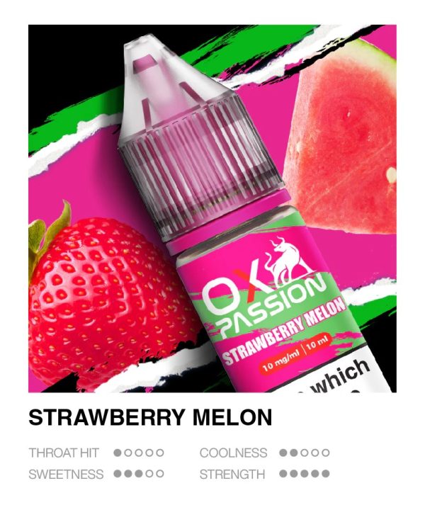 Ox Passion Strawberry Melon 10ml nic salts