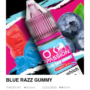 Ox Passion Blue Razz Gummy 10ml
