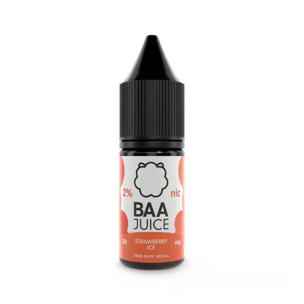 Strawberry Ice Baa Juice Nic Salt