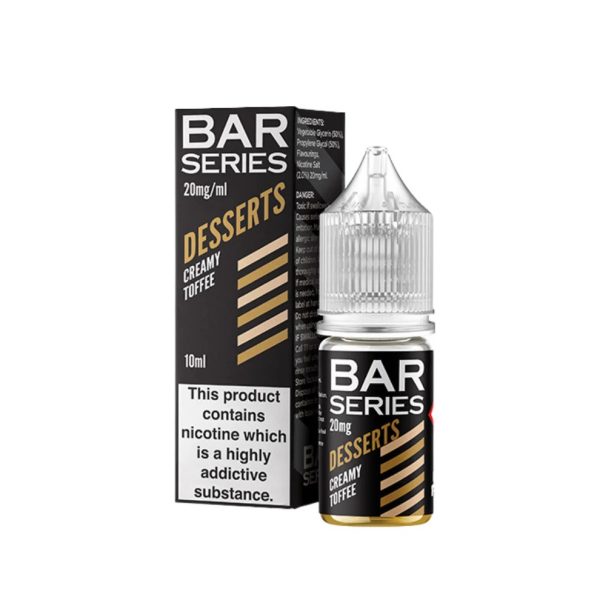 Creamy Toffee BAR SERIES Desserts Nic Salt