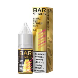 Pineapple Peach Watermelon BAR SERIES GOLD EDITION Nic Salt