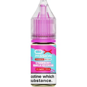 Strawberry Vanilla Ice Cream Ox Passion Nic Salt