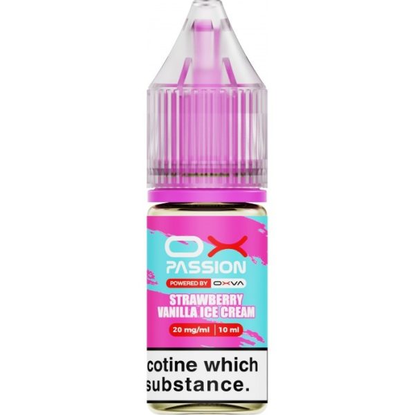 Strawberry Vanilla Ice Cream Ox Passion Nic Salt