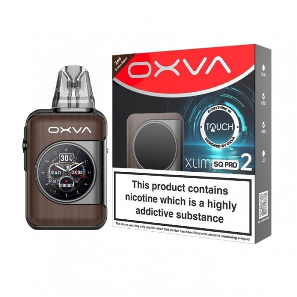 Oxva XLIM SQ Pro 2 Pod Kit Brown Wood